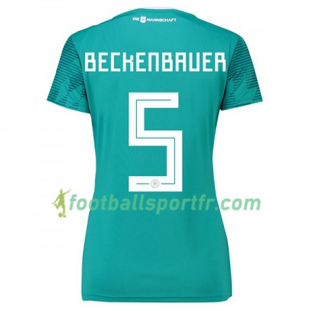 Tenue Allemagne Beckenbauer 5 Féminine Exterieur Coupe du monde 2018 Maillot de Foot